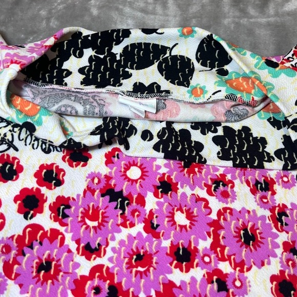 LuLaRoe Pencil Skirt Womens Multicolor Floral Knee Length Colorful Spring - Picture 6 of 9